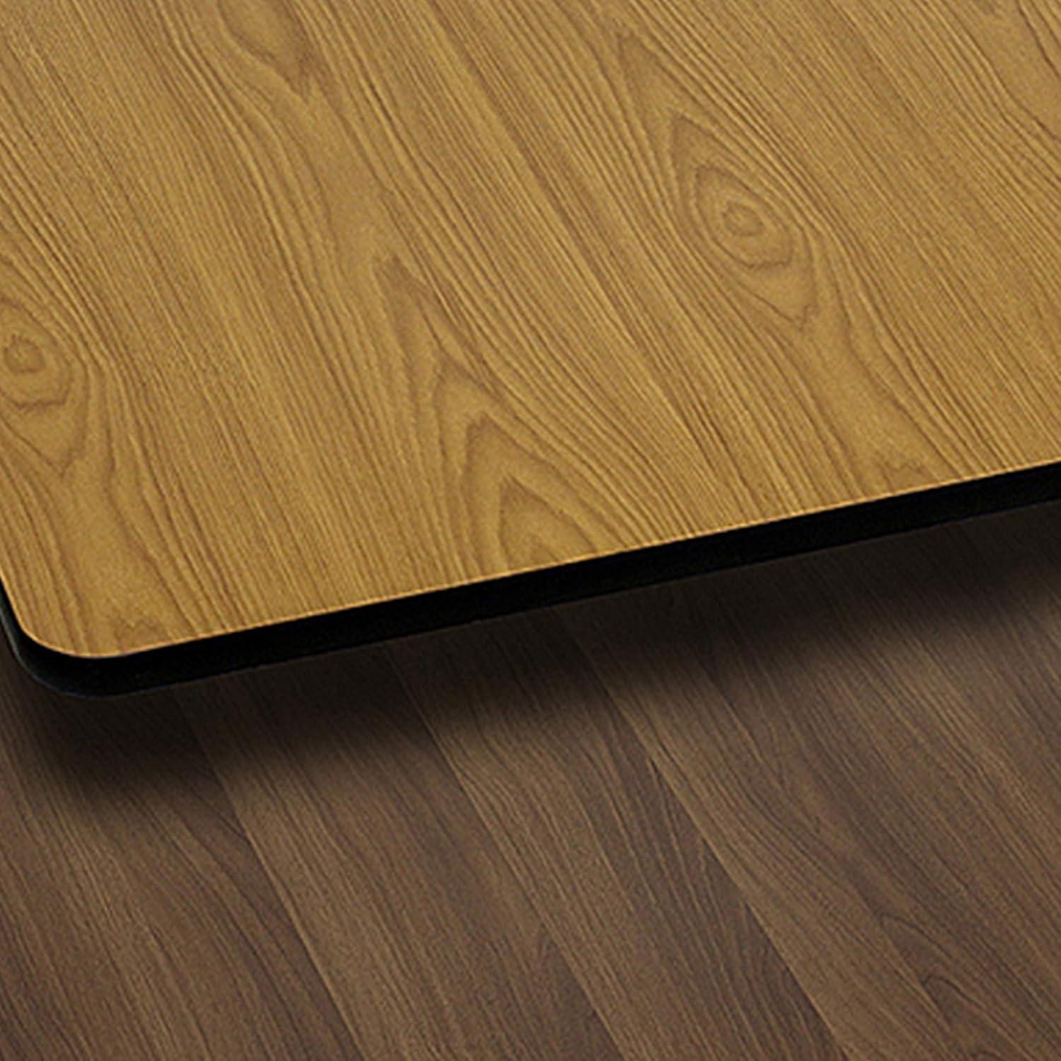 imageFlash Furniture Glenbrook 30 x 60 Rectangular Table Top with Black or Mahogany Reversible Laminate Top Pack of 1NaturalWalnut