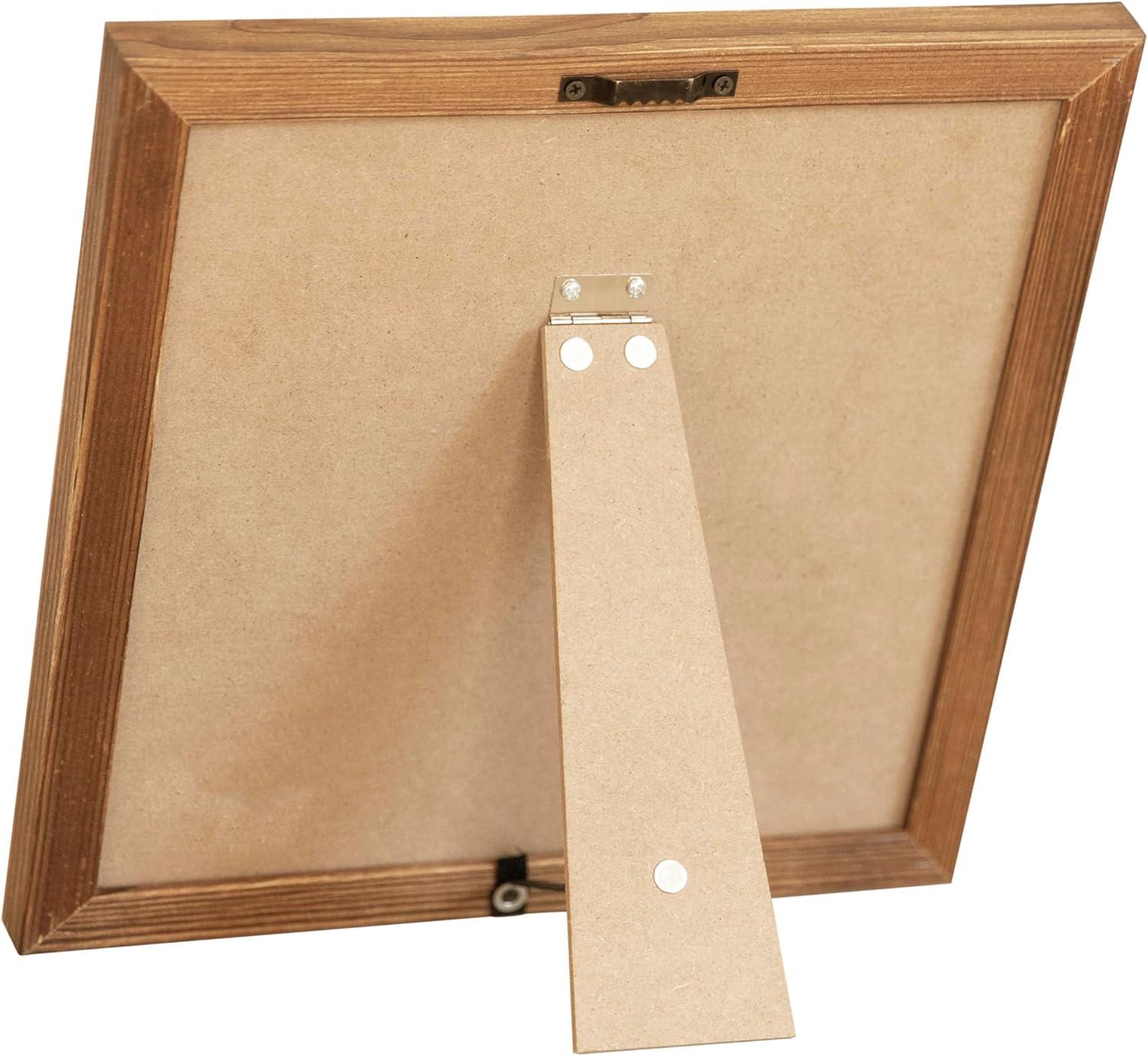 imageFlash Furniture Gracie Felt Letter Board with Wooden Frame 389 PP Letters Including Numbers Symbols and Icons Canvas Carrying Case 10x10 Torched WoodBlack Felt