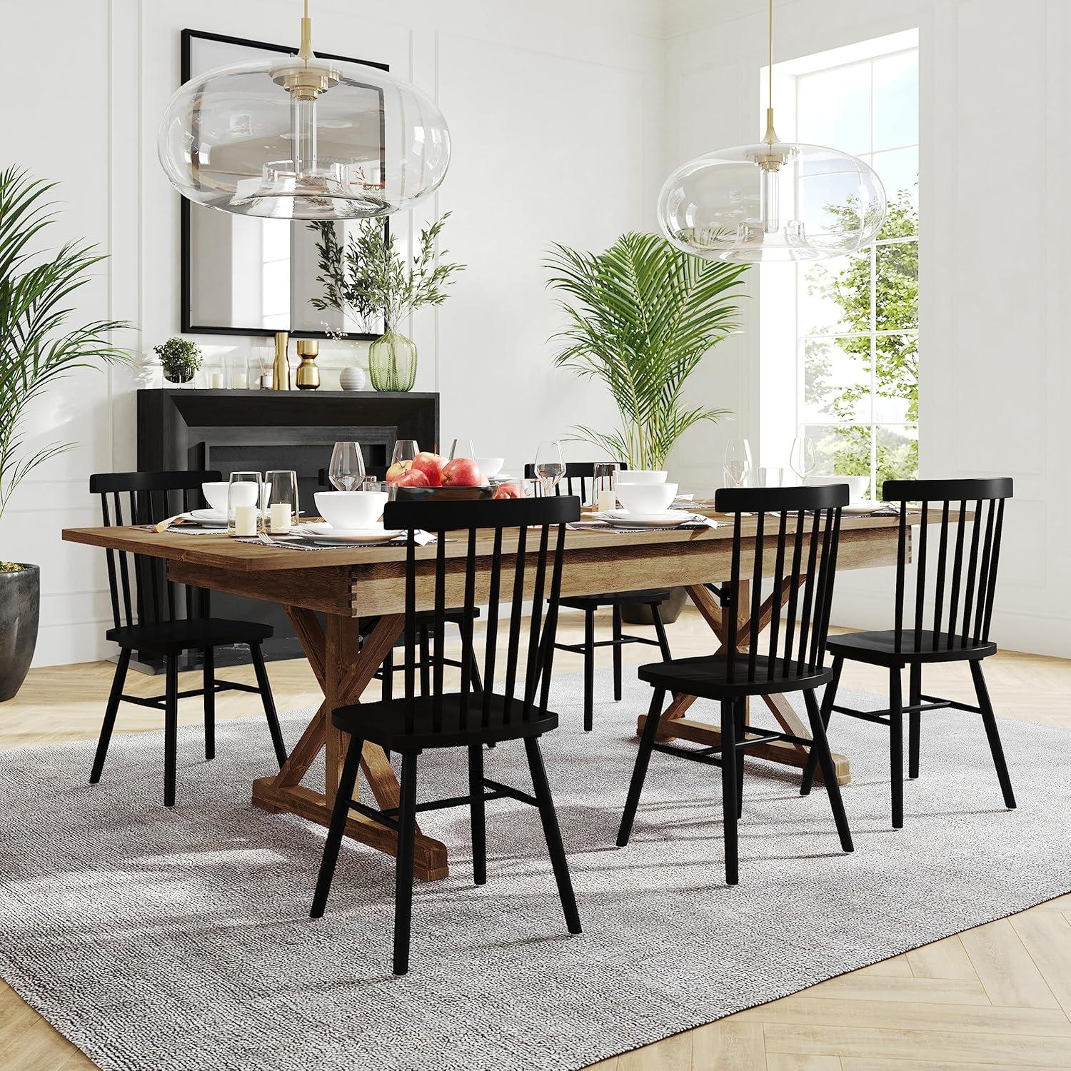imageFlash Furniture Hercules Series 8 x 40quot Rustic Solid Pine Folding Dining Table Rectangular Antique Farmhouse Dining and Event Extension TableAntique Rustic