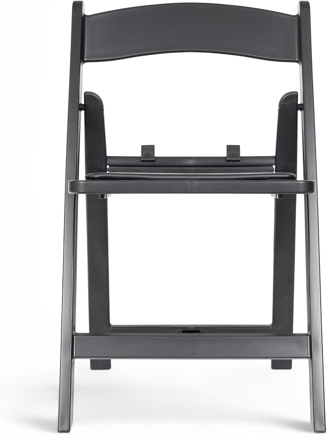 imageFlash Furniture Hercules Series Kids Padded Folding Chairs for Children Childrens Event Seats with 264lb Static Weight Capacity Set of 10 WhiteBlack