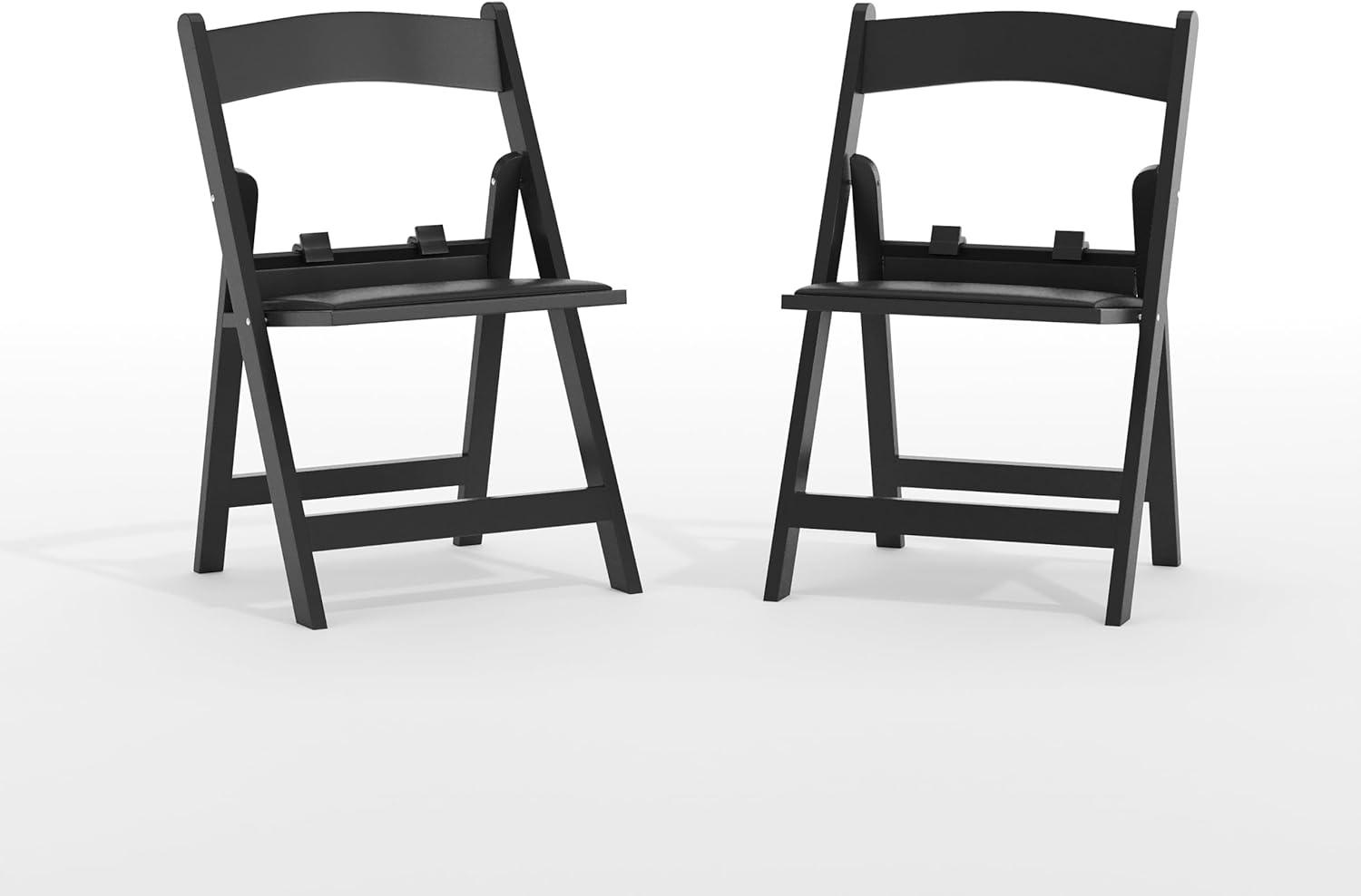 imageFlash Furniture Hercules Series Kids Padded Folding Chairs for Children Childrens Event Seats with 264lb Static Weight Capacity Set of 10 WhiteBlack