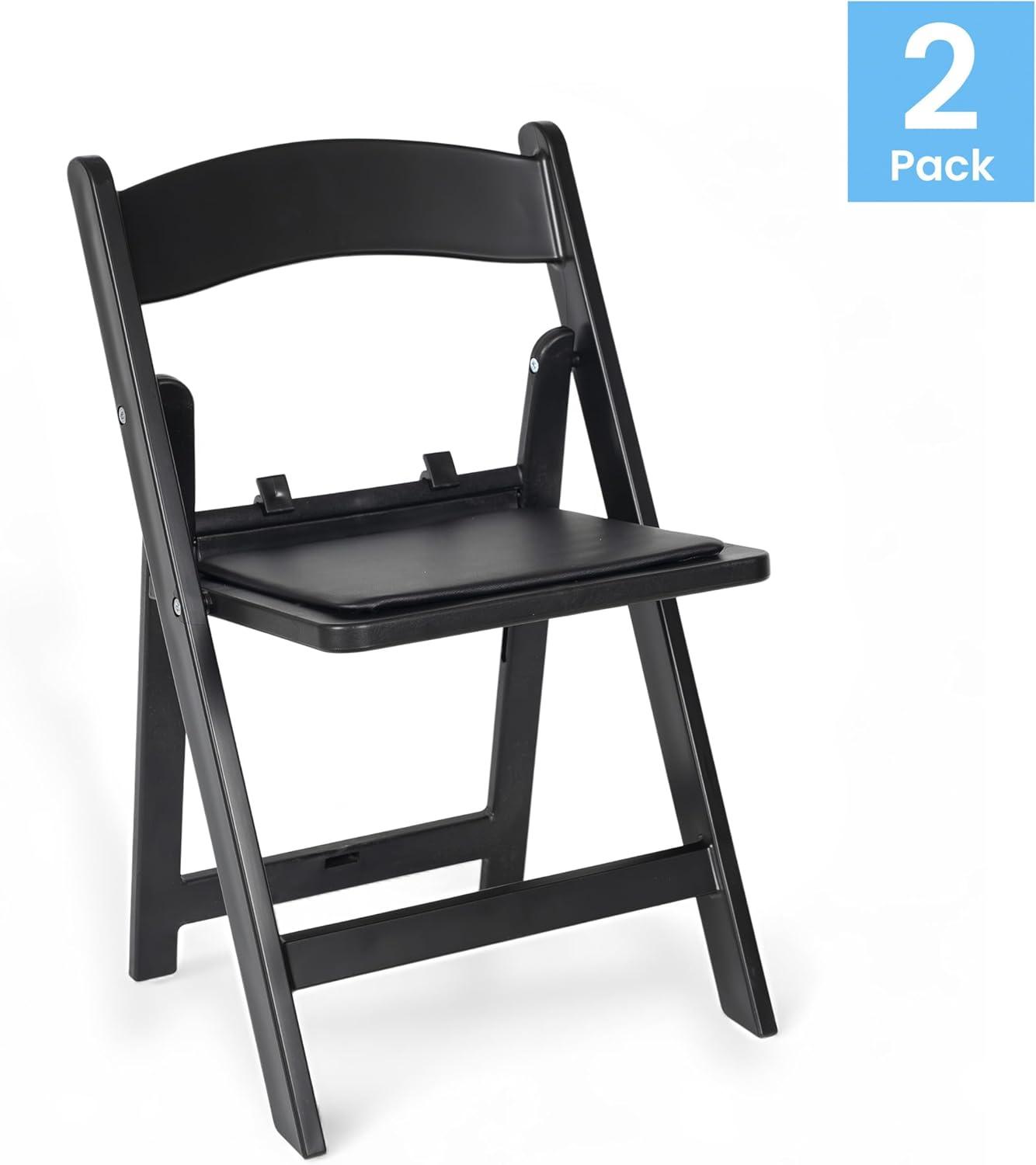 imageFlash Furniture Hercules Series Kids Padded Folding Chairs for Children Childrens Event Seats with 264lb Static Weight Capacity Set of 10 WhiteBlack