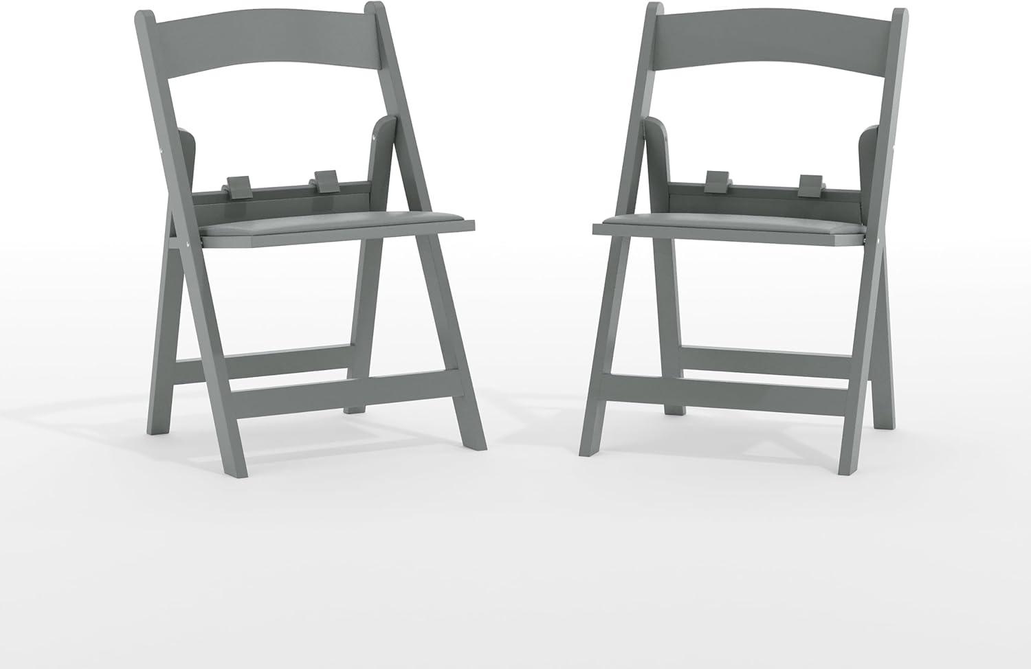 imageFlash Furniture Hercules Series Kids Padded Folding Chairs for Children Childrens Event Seats with 264lb Static Weight Capacity Set of 10 WhiteGrey