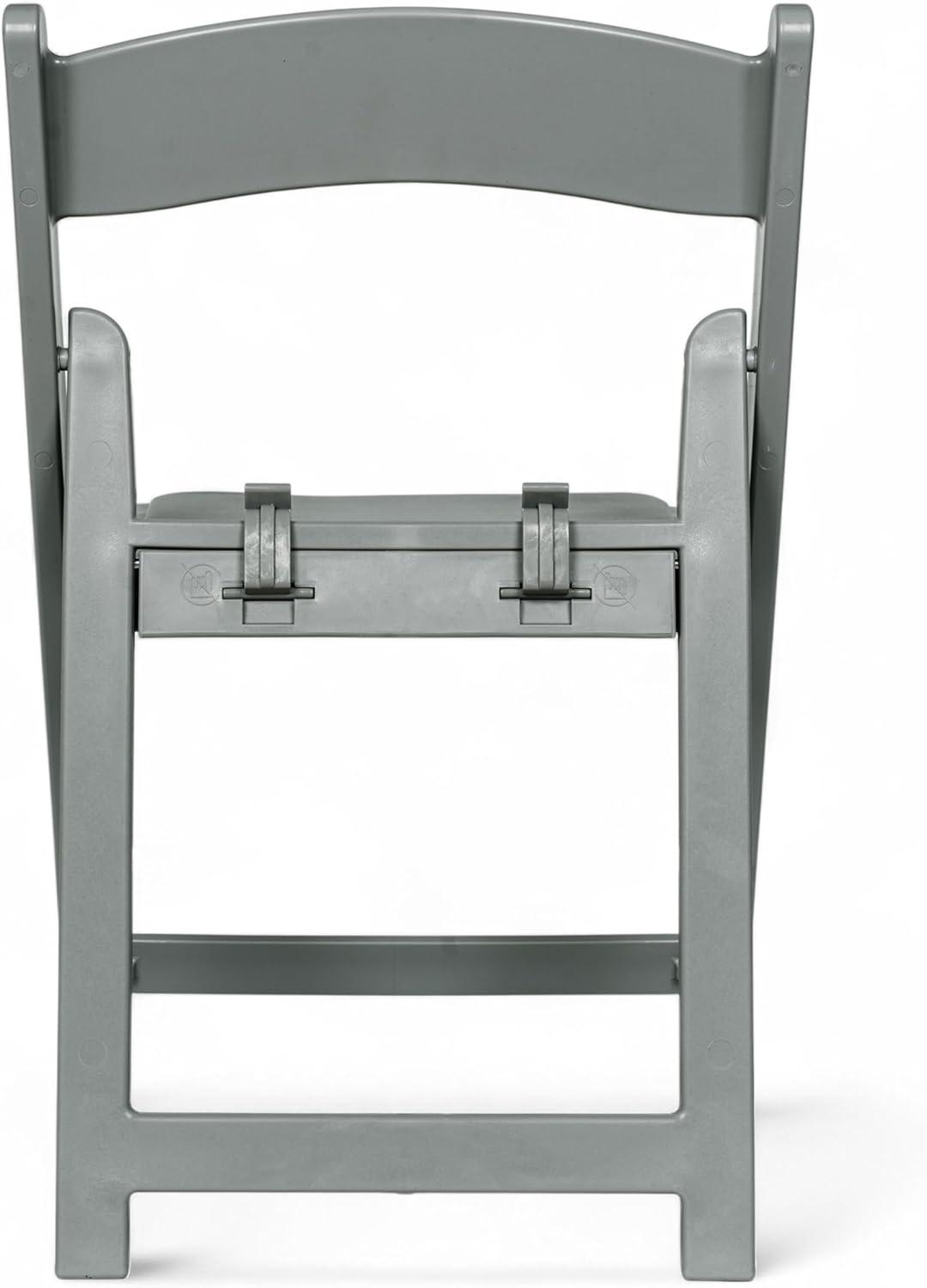 imageFlash Furniture Hercules Series Kids Padded Folding Chairs for Children Childrens Event Seats with 264lb Static Weight Capacity Set of 10 WhiteGrey