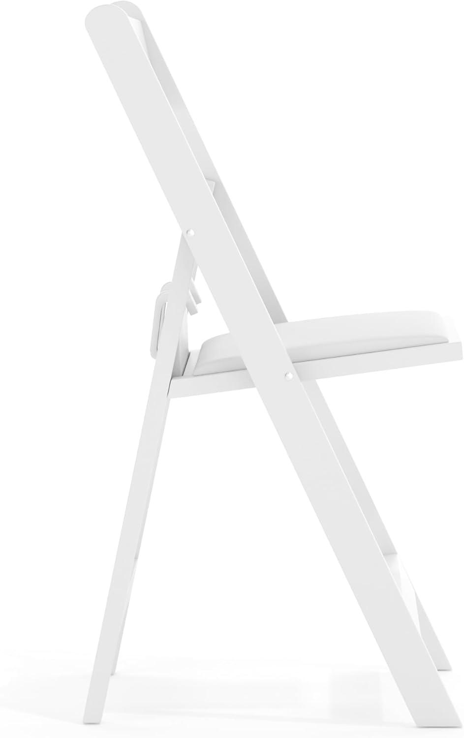 imageFlash Furniture Hercules Series Kids Padded Folding Chairs for Children Childrens Event Seats with 264lb Static Weight Capacity Set of 10 WhiteWhite