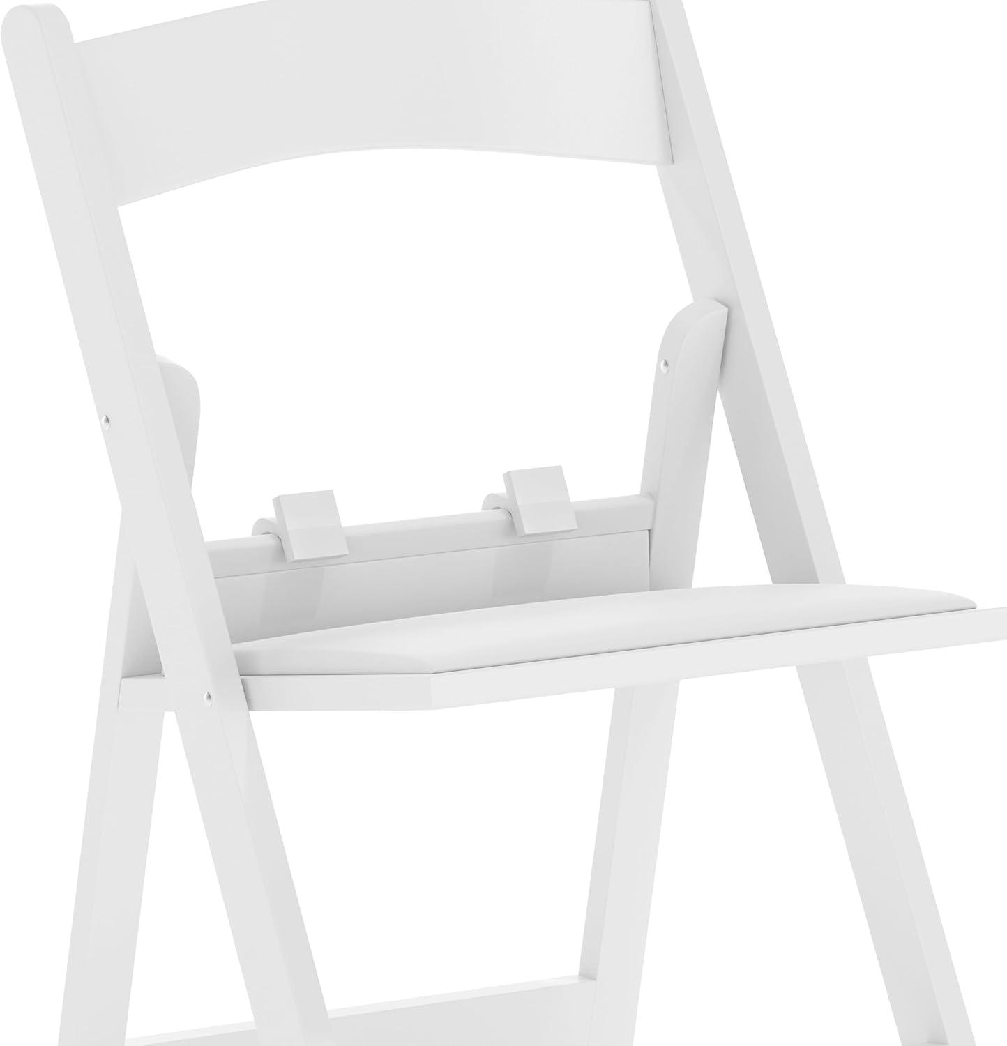 imageFlash Furniture Hercules Series Kids Padded Folding Chairs for Children Childrens Event Seats with 264lb Static Weight Capacity Set of 10 WhiteWhite