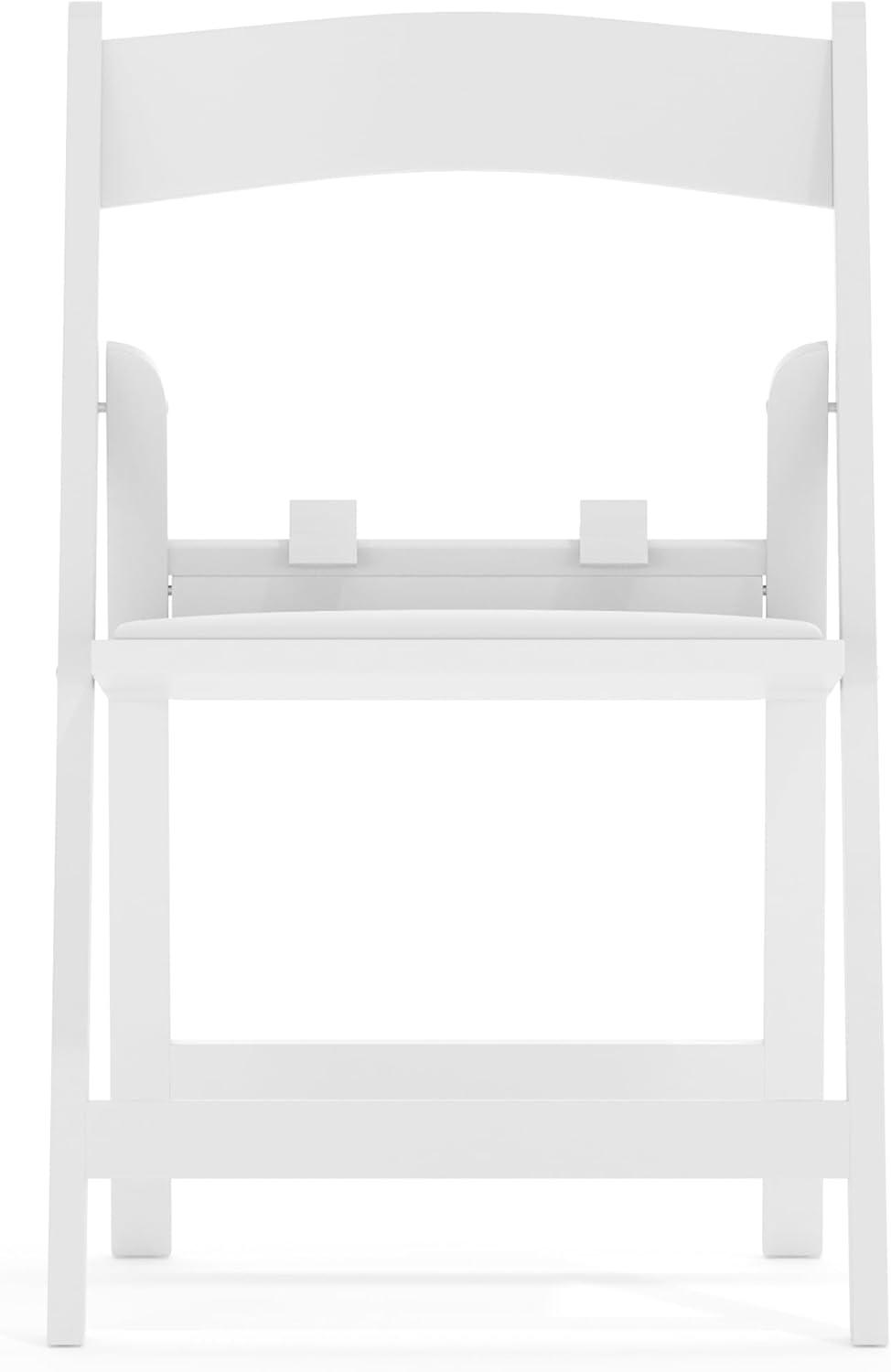 imageFlash Furniture Hercules Series Kids Padded Folding Chairs for Children Childrens Event Seats with 264lb Static Weight Capacity Set of 10 WhiteWhite
