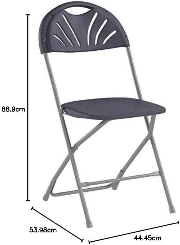 imageFlash Furniture Hercules Series Plastic Folding Chairs with Carrying Handle Lightweight Commercial Event Seats 650lb Static Weight Capacity Set of 8 WhiteCharcoal