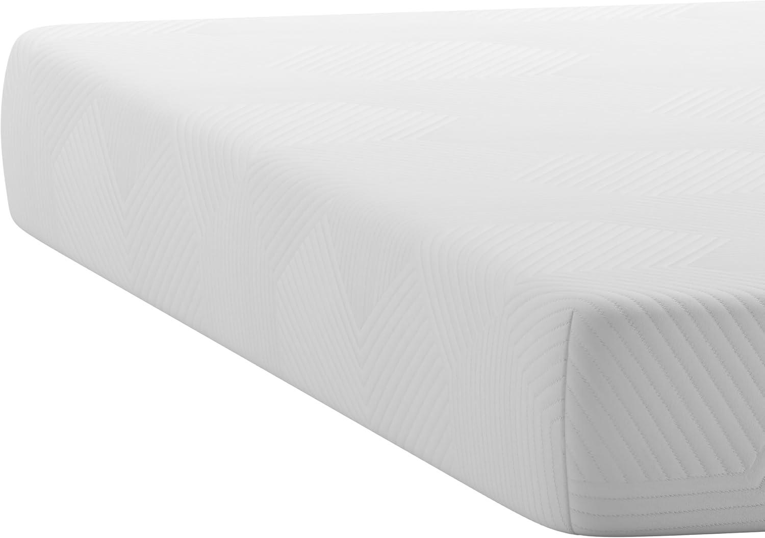 imageFlash Furniture Jasmine 8 Inch Green Tea Memory Foam Mattress Charcoal Infused Supportive Pressure Relief CertiPURUS Certified Foam Twin Mattress in a Box WhiteKing