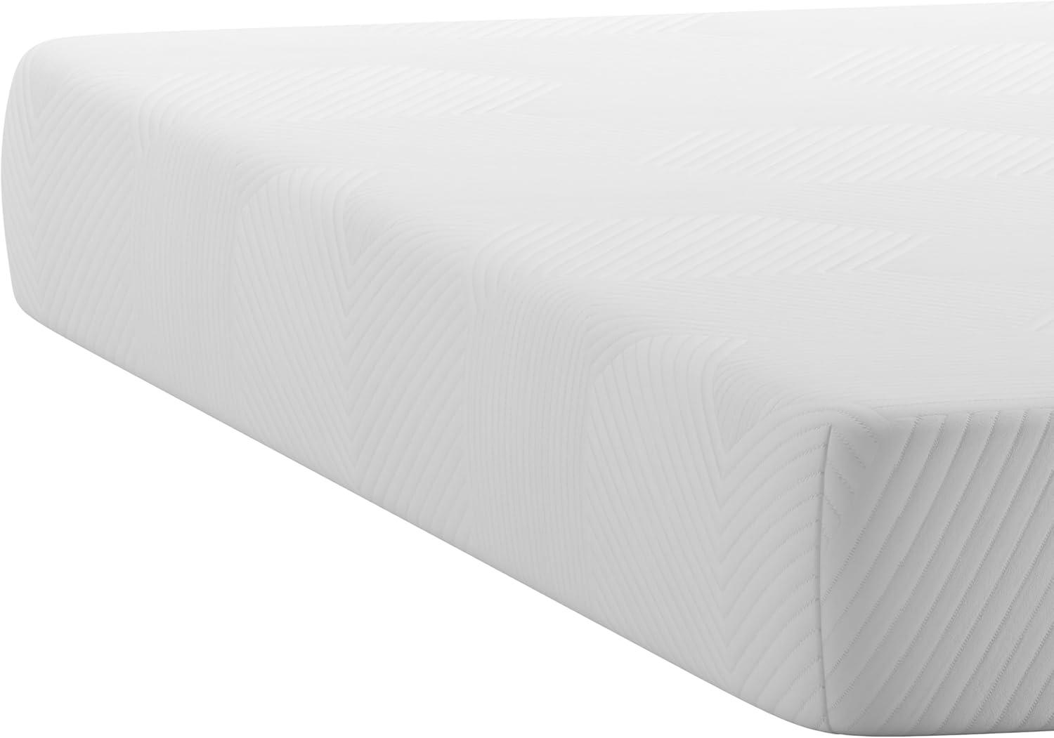 imageFlash Furniture Jasmine 8 Inch Green Tea Memory Foam Mattress Charcoal Infused Supportive Pressure Relief CertiPURUS Certified Foam Twin Mattress in a Box WhiteQueen