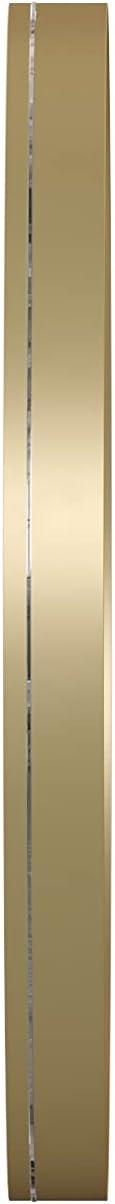 imageFlash Furniture Jennifer Metal Framed Wall Large Accent Mirror for Bathroom Vanity Entryway Dining Living Room 275quot Round GoldGold