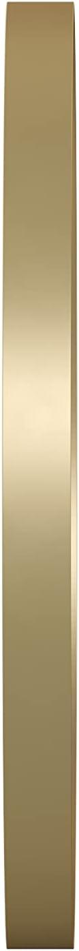 imageFlash Furniture Jennifer Metal Framed Wall Large Accent Mirror for Bathroom Vanity Entryway Dining Living Room 275quot Round GoldGold