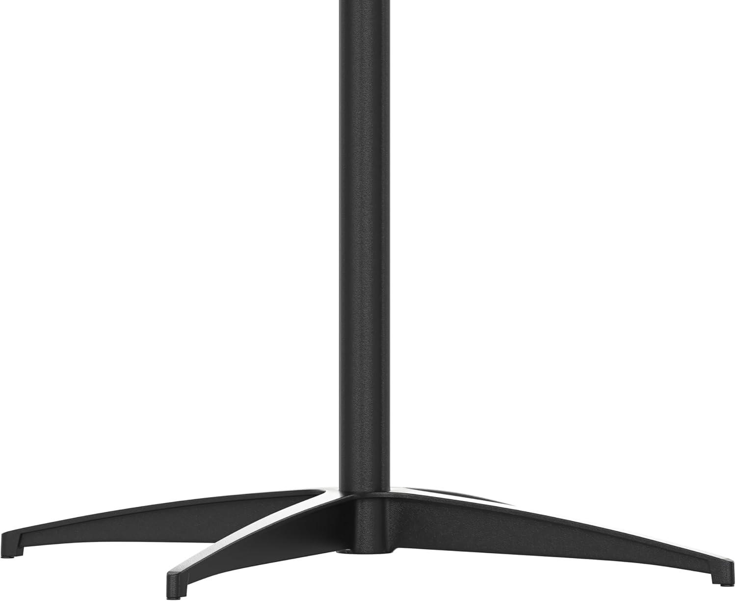 imageFlash Furniture Lars 36 Round Wood Cocktail Table with 30 and 42 Columns Wood Bar Height Table for Commercial or Residential Use NaturalBlack