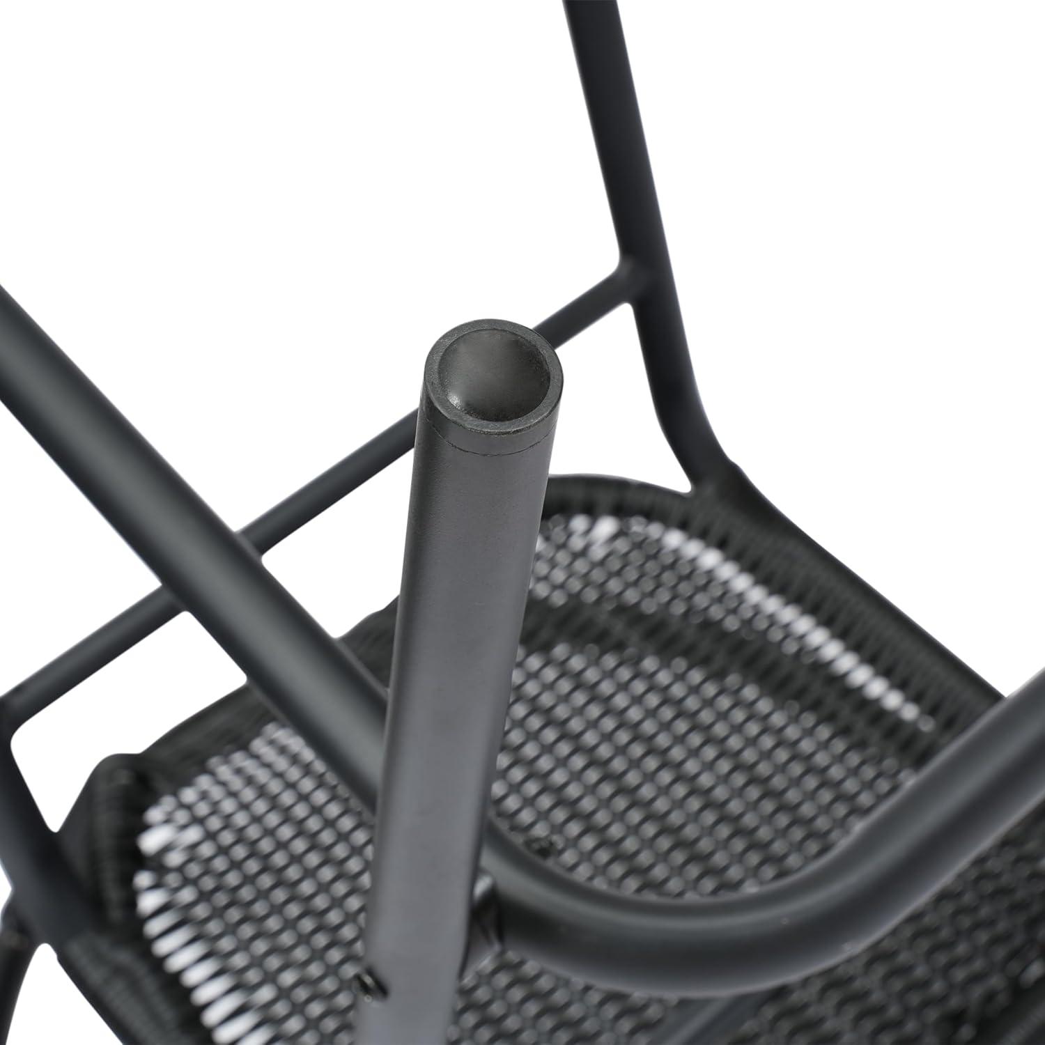 imageFlash Furniture Lila Commercial Grade Rattan IndoorOutdoor Commercial Restaurant Barstool Rattan Seat and Back Footrest Medium Brown 4 PackBlack