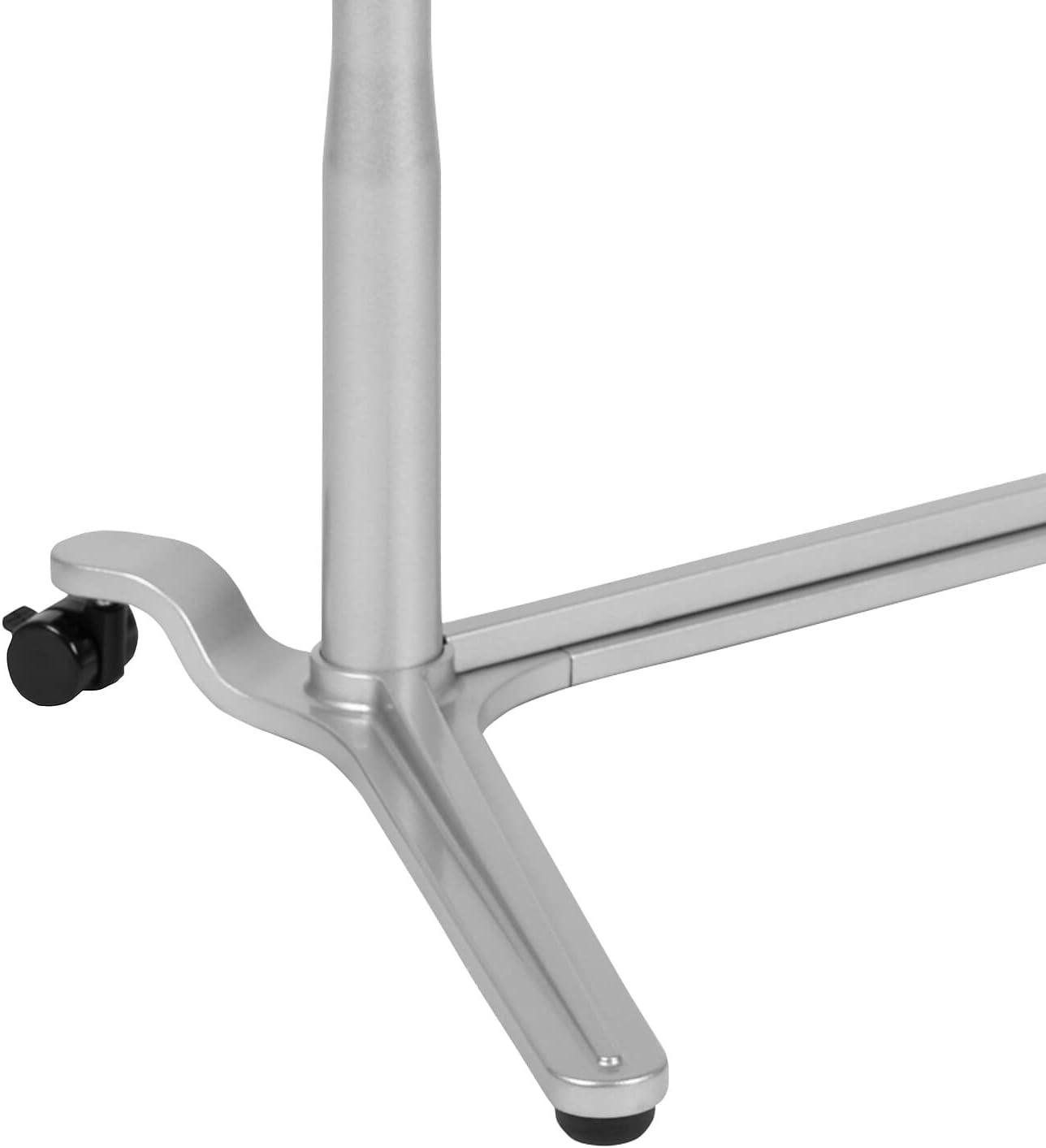 imageFlash Furniture Merritt SitDown StandUp Black Computer Ergonomic Desk with 37375quotW Top Adjustable Range 29quot 4075quotCherry