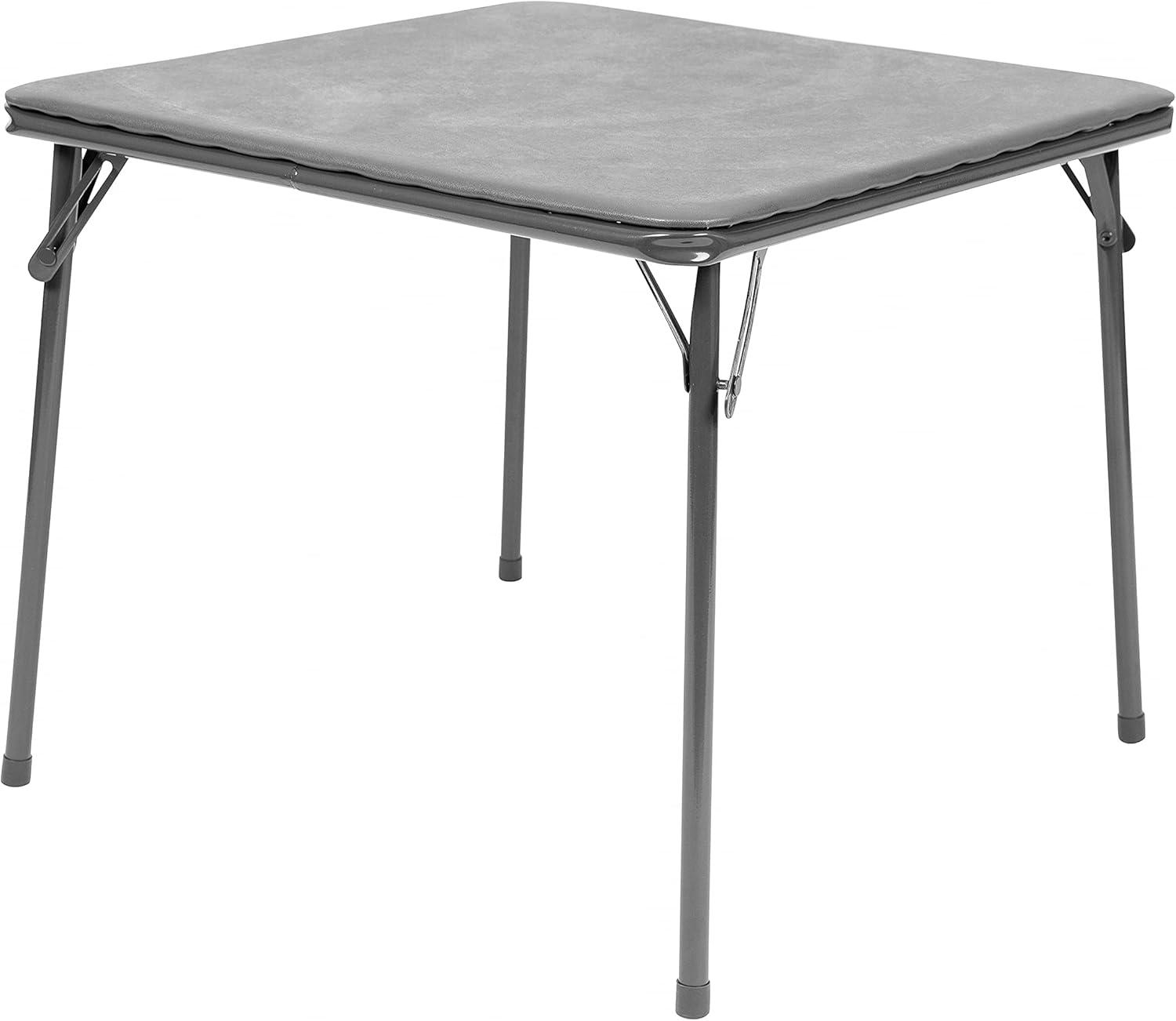 imageFlash Furniture Mindy Kids 3Piece Folding Square Table and Chairs Set for Daycare and Classrooms Childrens Activity TableChairs Set MulticolorGrey