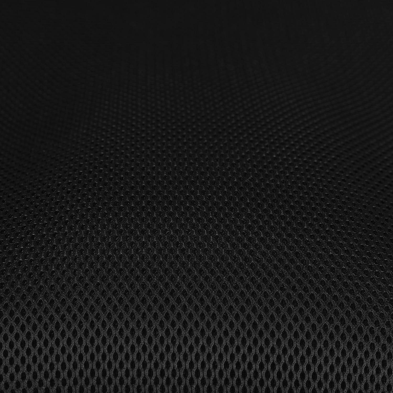 imageFlash Furniture Nicholas MidBack Swivel Desk Chair with Wheels Mesh Back Padded Seat and Armrests Adjustable Height Mesh Ergonomic Office Chair BlackBlack MeshWhite Frame