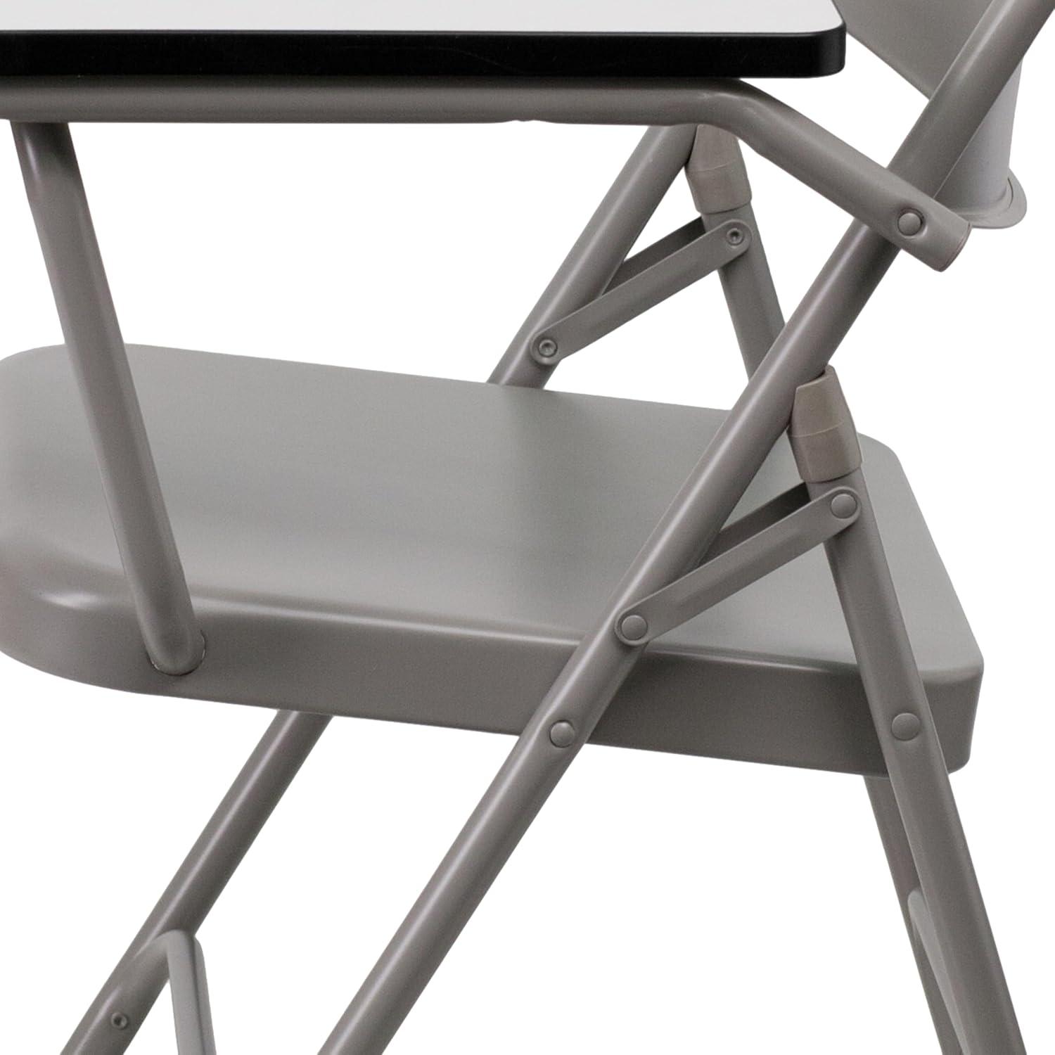 imageFlash Furniture Ralph Premium Steel Folding Chair with Left Handed Tablet ArmSet of 1
