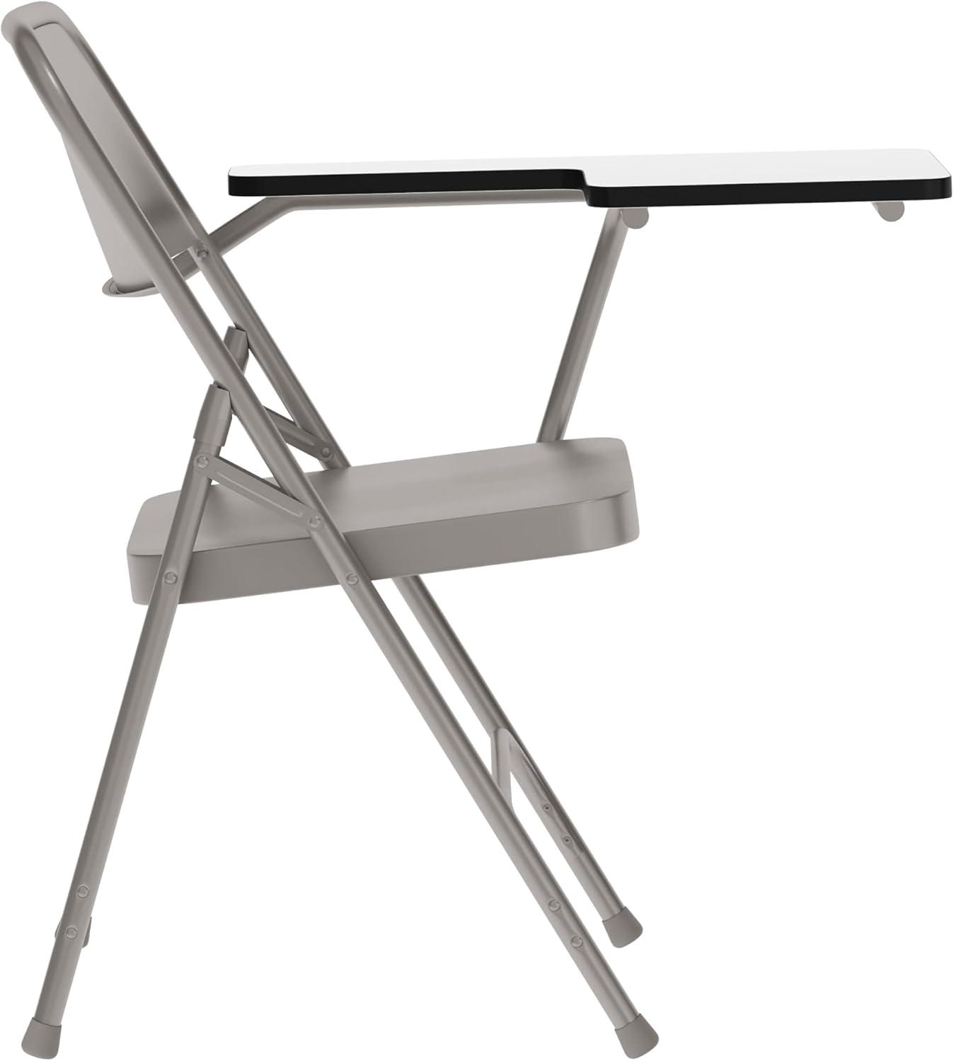 imageFlash Furniture Ralph Premium Steel Folding Chair with Left Handed Tablet ArmSet of 2