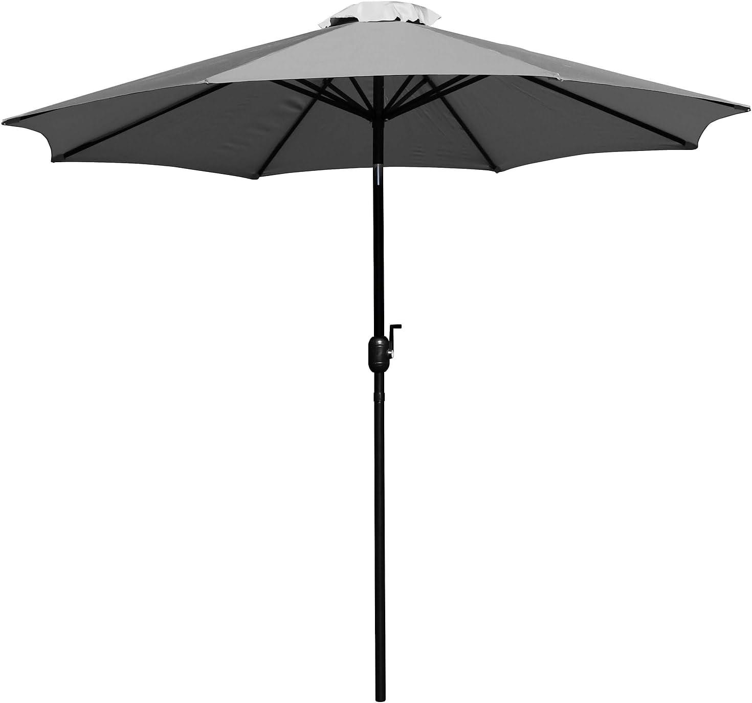 imageFlash Furniture Universal Black Cement Patio Umbrella Base with Weatherproof Plastic Polymer Coating 1925quot DiameterGray