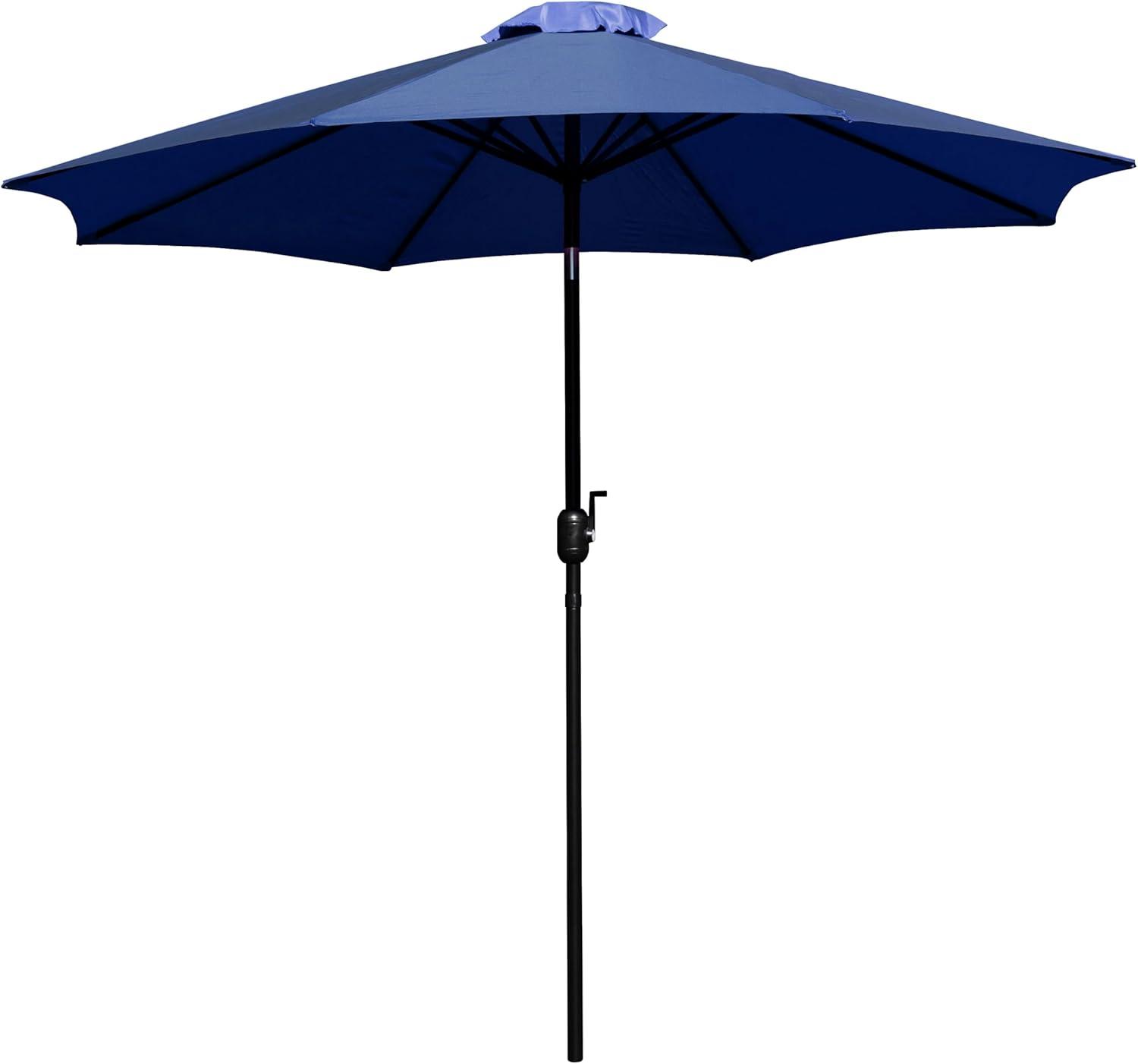 imageFlash Furniture Universal Black Cement Patio Umbrella Base with Weatherproof Plastic Polymer Coating 1925quot DiameterNavy