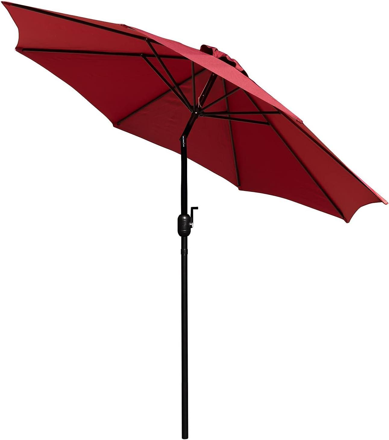 imageFlash Furniture Universal Black Cement Patio Umbrella Base with Weatherproof Plastic Polymer Coating 1925quot DiameterRed
