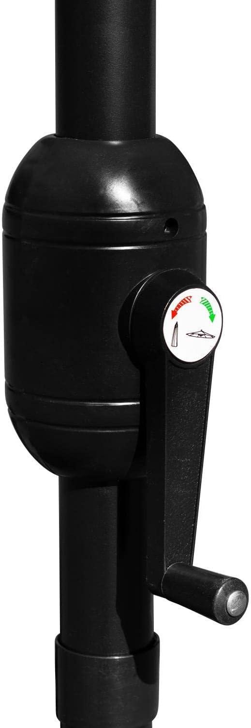 imageFlash Furniture Universal Black Cement Patio Umbrella Base with Weatherproof Plastic Polymer Coating 1925quot DiameterTeal