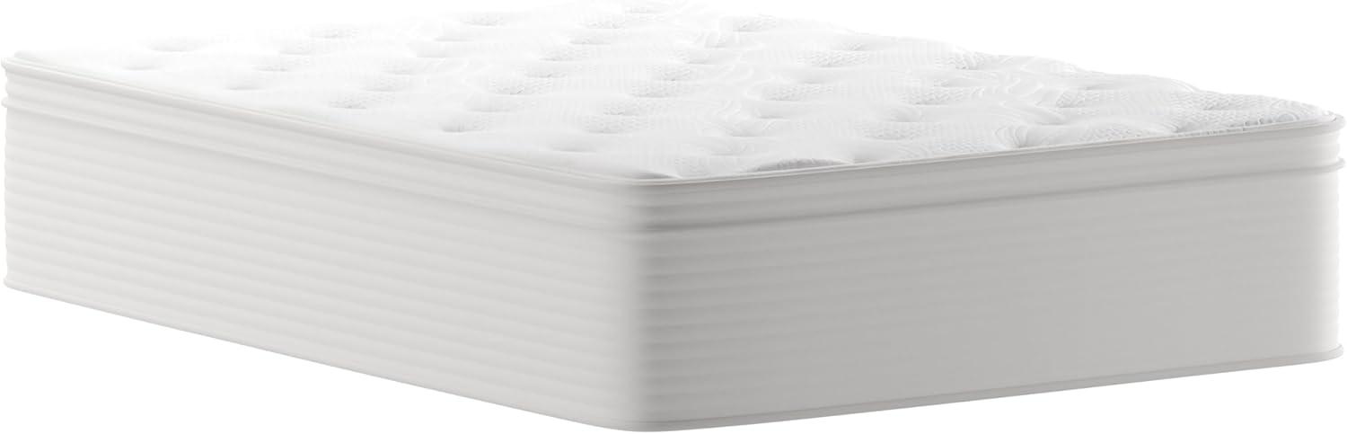 imageFlash Furniture Vista Hospitality Grade Commercial Mattress in a Box 14 Inch Premium Memory Foam Hybrid Pocket Spring Mattress Reinforced Edge Support Queen WhiteFull