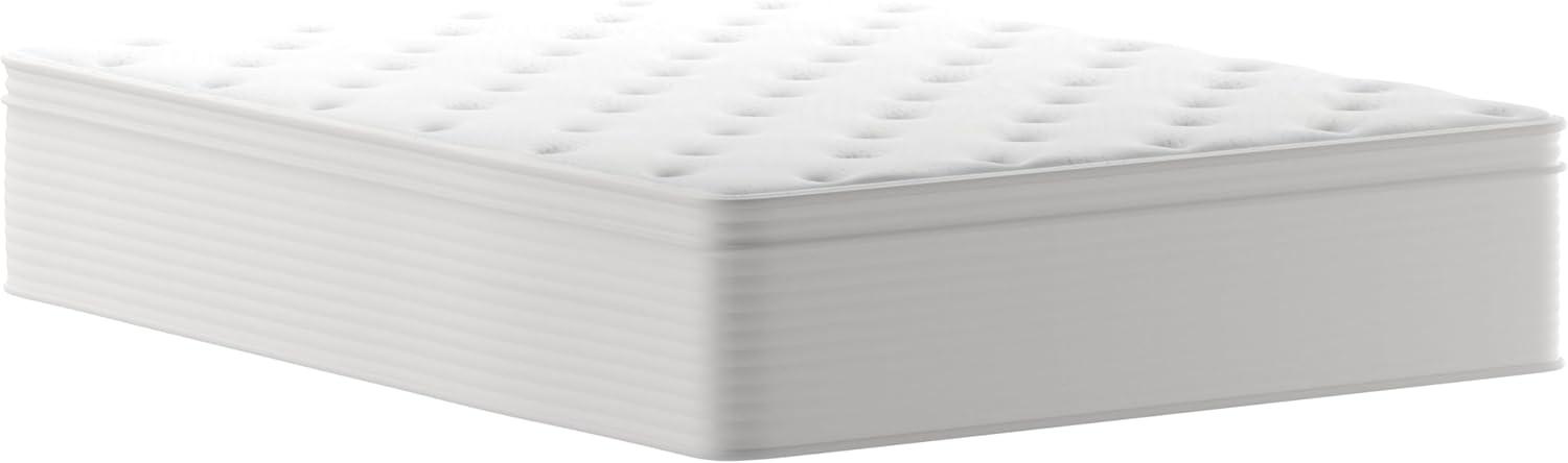 imageFlash Furniture Vista Hospitality Grade Commercial Mattress in a Box 14 Inch Premium Memory Foam Hybrid Pocket Spring Mattress Reinforced Edge Support Queen WhiteQueen