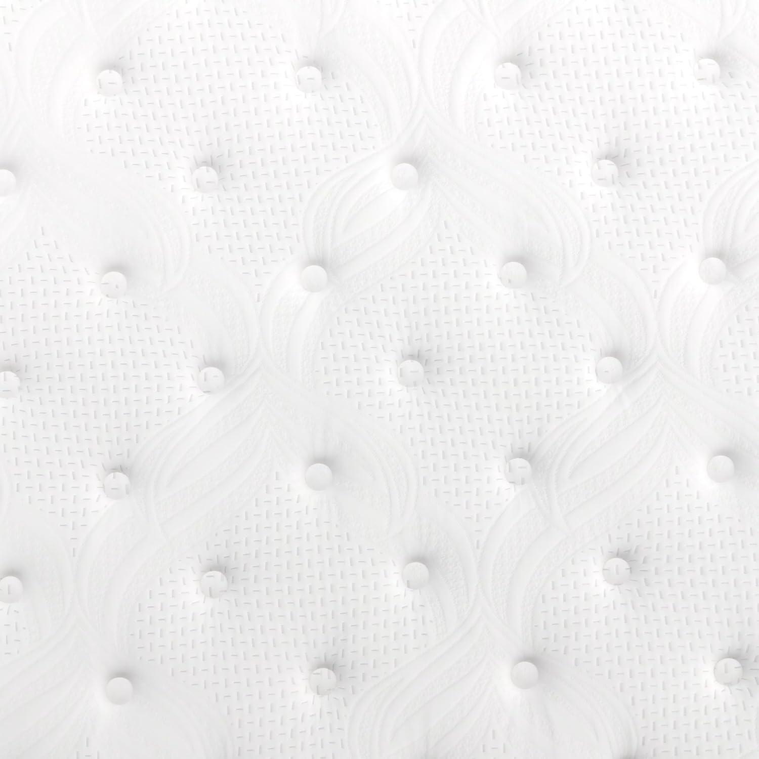 imageFlash Furniture Vista Hospitality Grade Commercial Mattress in a Box 14 Inch Premium Memory Foam Hybrid Pocket Spring Mattress Reinforced Edge Support Queen WhiteQueen