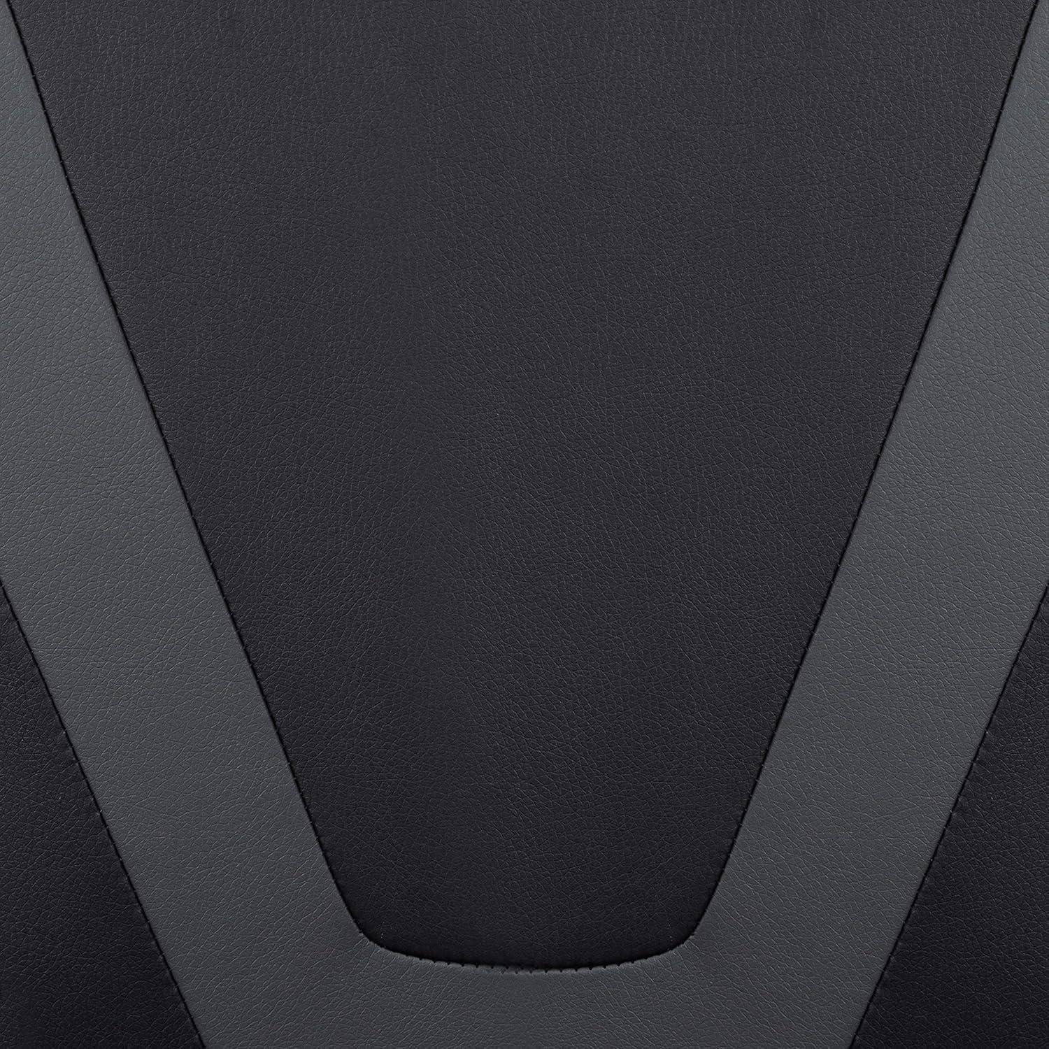 imageFlash Furniture X30 Gaming Chair Racing Office Ergonomic Computer Chair with Fully Reclining Back and SlideOut Footrest in Gray LeatherSoftGrey