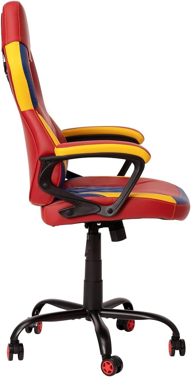 imageFlash Furniture X30 Gaming Chair Racing Office Ergonomic Computer Chair with Fully Reclining Back and SlideOut Footrest in Gray LeatherSoftRedBlueYellow