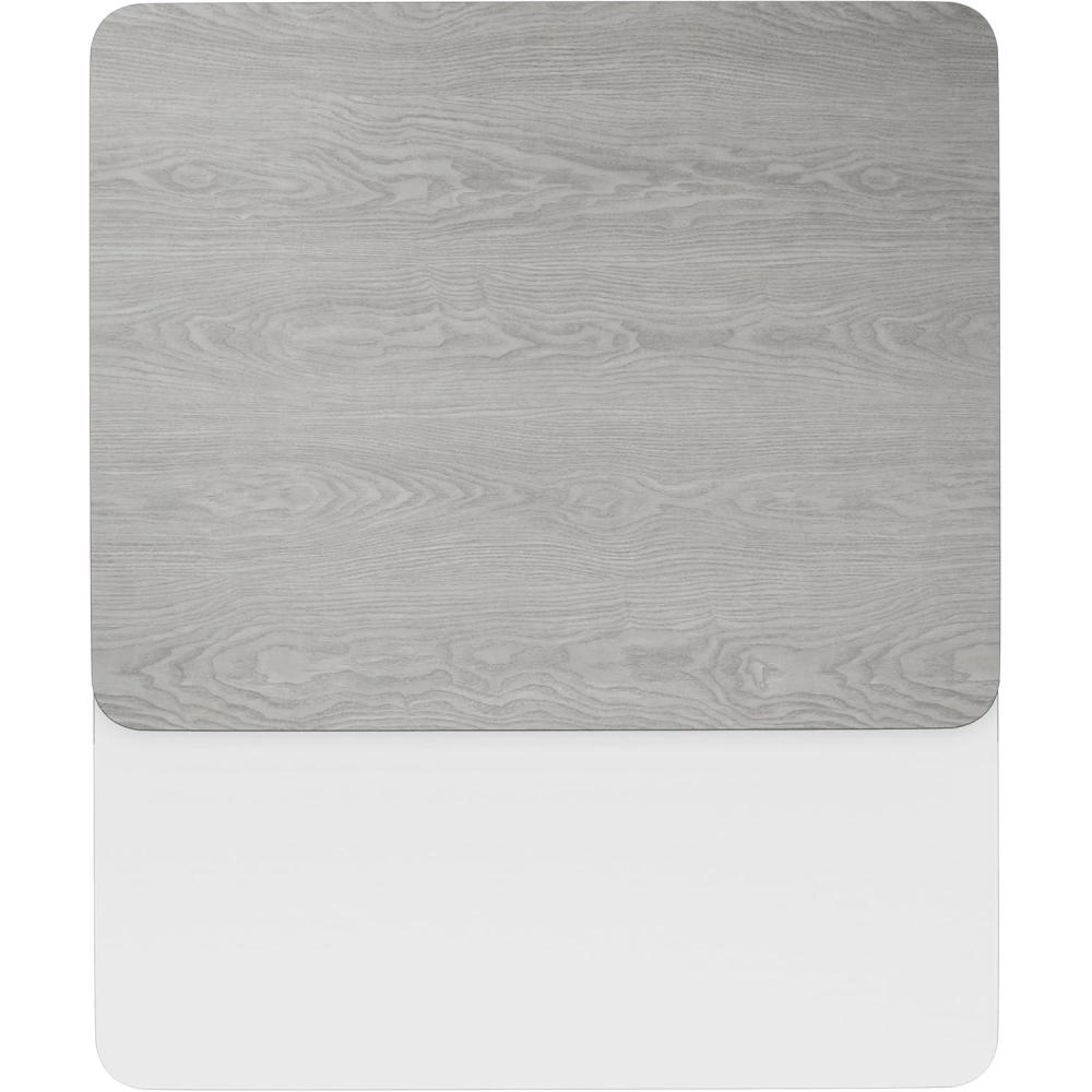 imageFlash Furniture Glenbrook 30 x 60 Rectangular Table Top with Black or Mahogany Reversible Laminate Top Pack of 1WhiteGray