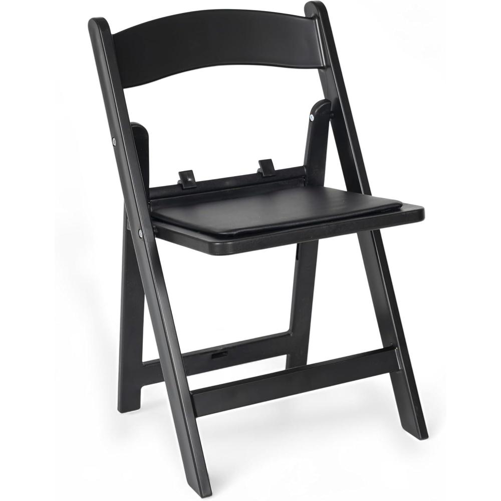 imageFlash Furniture Hercules Series Kids Padded Folding Chairs for Children Childrens Event Seats with 264lb Static Weight Capacity Set of 10 WhiteBlack