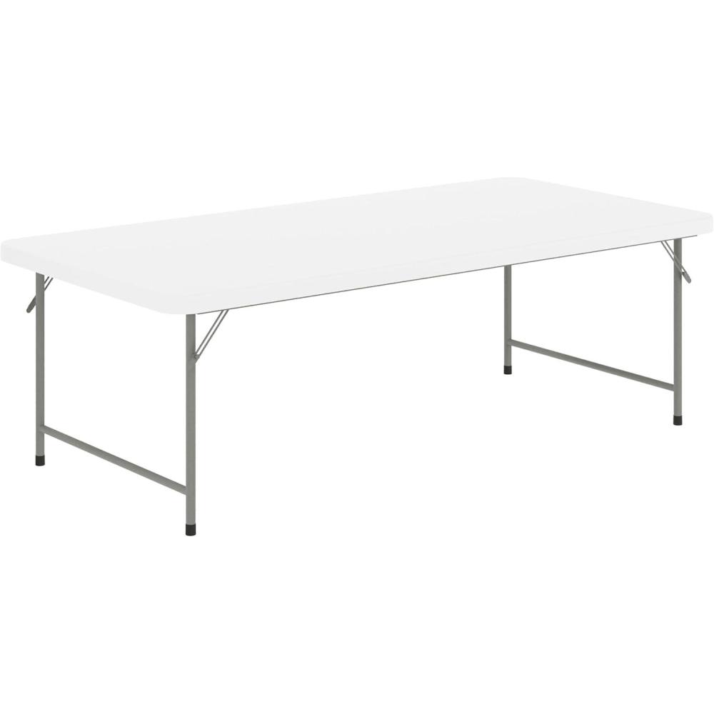 imageFlash Furniture Paige 493 Classroom Activity Table for School and Home HeavyDuty Rectangular Plastic Activity Table for Kids WhiteGranite White