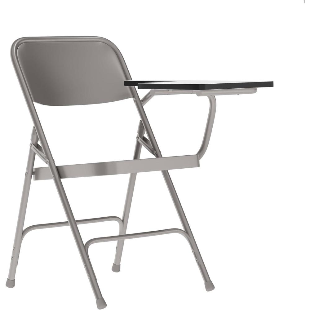 imageFlash Furniture Ralph Premium Steel Folding Chair with Left Handed Tablet ArmSet of 1
