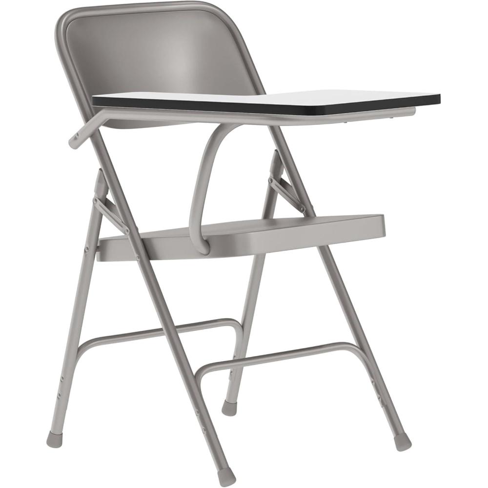 imageFlash Furniture Ralph Premium Steel Folding Chair with Right Handed Tablet ArmSet of 1