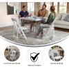 Flash Furniture 4 Pack HERCULES Series Fruitwood Wood Folding Chair with Vinyl Padded Seat(White)