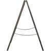 Flash Furniture Canterbury Magnetic Chalkboard Sign – Robin Blue Wood Frame – 30″ x 20″ – Freestanding Double Sided Magnetic Chalkboard Surface – Indoor/Outdoor(Black)