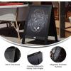 Flash Furniture Canterbury Magnetic Chalkboard Sign – Robin Blue Wood Frame – 30″ x 20″ – Freestanding Double Sided Magnetic Chalkboard Surface – Indoor/Outdoor(Black)