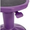 Flash Furniture Carter Adjustable Height Kids Active Stool – Flexible Gray Stool for Classroom and Home – Non-Skid Bottom – Rubberized Seat – 14″ – 18″ Seat Height(Purple)