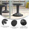 Flash Furniture Carter Adjustable Height Kids Active Stool – Flexible Gray Stool for Classroom and Home – Non-Skid Bottom – Rubberized Seat – 14″ – 18″ Seat Height(Grey)