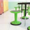 Flash Furniture Carter Adjustable Height Kids Active Stool – Flexible Gray Stool for Classroom and Home – Non-Skid Bottom – Rubberized Seat – 14″ – 18″ Seat Height(Green)