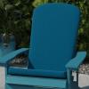 Flash Furniture Charlestown Set of 2 Adirondack Chair Cushions – Cream Fabric Cushions – 2″ Thick Padding – Indoor/Outdoor – Patio Chair Replacement Cushions(Teal)