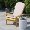 Flash Furniture Charlestown Set of 2 Adirondack Chair Cushions – Cream Fabric Cushions – 2″ Thick Padding – Indoor/Outdoor – Patio Chair Replacement Cushions(Cream)