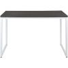 Flash Furniture Clifton Modern Office Computer Desk with Top and Bottom Storage Shelves, Small Computer Desk for Home Office, 28″W, Black(Rustic Gray)