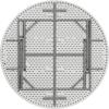 Flash Furniture Elon Commercial Grade 5-Foot Round Granite White Plastic Folding Table(Granite White)