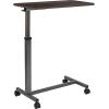 Flash Furniture Fenwick Adjustable Overbed Table with Wheels for Home and Hospital