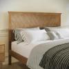 Flash Furniture Fiona King Wood Platform Bed Frame, Solid Wood Construction, Headboard, Footboard, Slatted Bottom, Light Brown(Light Brown)
