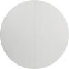 Flash Furniture Freeman 4′ Round Plastic Folding Table with Carrying Handle, Plastic Foldable Table for Indoor/Outdoor Events, White(60.5″ Round)